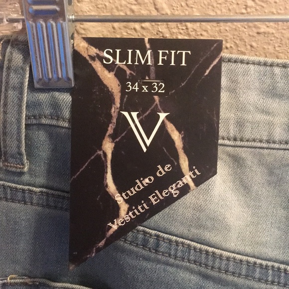 Versace Studio de Vestiti Eleganti Jeans Sz34 x 32 - Picture 9 of 11